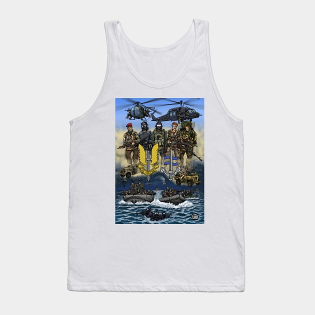 He Who Dares Tank Top by matjackson